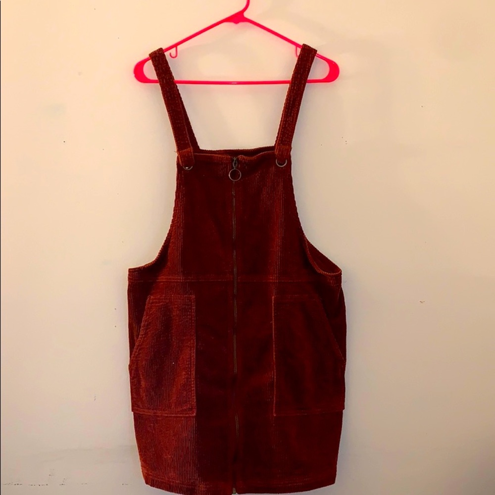 Corduroy Zip-Up Dress